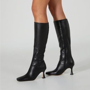 [SOLD] Tony Bianco Fantasy Heeled Boot in Black Venice